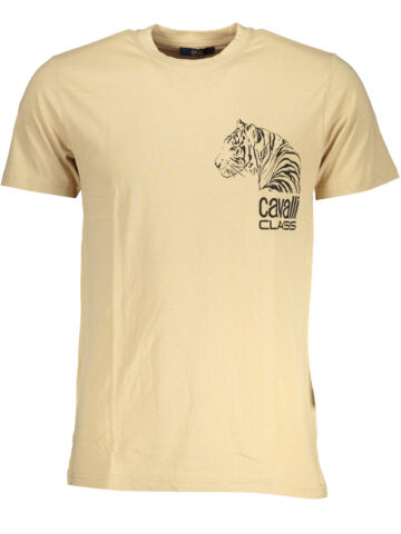 CAVALLI CLASS MEN'S SHORT SLEEVED T-SHIRT BEIGE QXT63EJD060_BE00503