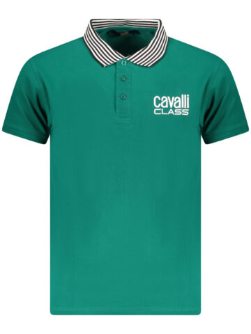 CAVALLI CLASS POLO SHORT SLEEVES MEN GREEN TXT64EKB002_VE04038