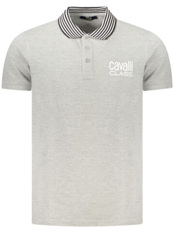 CAVALLI CLASS POLO SHORT SLEEVES MEN GREY TXT64EKB002_GR05001