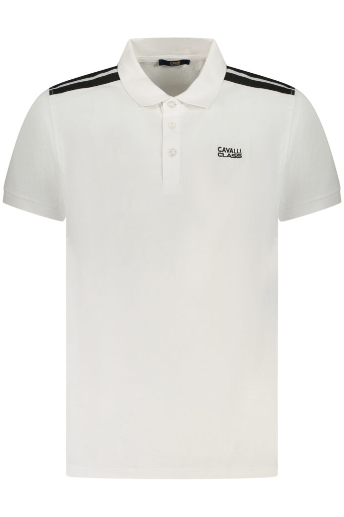CAVALLI CLASS POLO SHORT SLEEVES MEN WHITE TXT64DJD060_BI00533