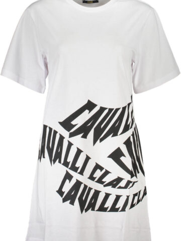 CAVALLI CLASS SHORT DRESS WOMEN WHITE QXT10AJD060_2BF406B_BIANCO0005