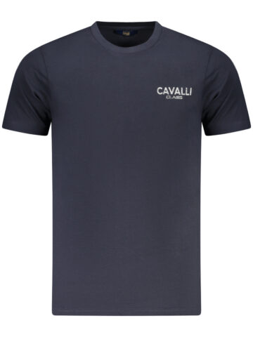 CAVALLI CLASS SHORT SLEEVE T-SHIRT MEN BLUE TXT61JJD060_BL04502