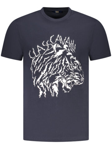 CAVALLI CLASS SHORT SLEEVE T-SHIRT MEN BLUE TXT60VJD060_BL04502