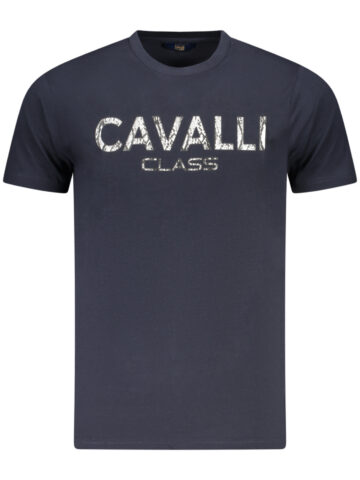 CAVALLI CLASS SHORT SLEEVE T-SHIRT MEN BLUE TXT61GJD060_BL04502