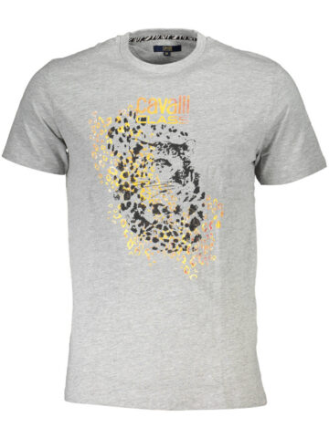 CAVALLI CLASS SHORT SLEEVE T-SHIRT MEN GREY QXT61VJD060_A80D435_GRIGIO0496