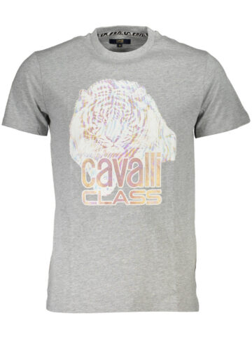 CAVALLI CLASS SHORT SLEEVE T-SHIRT MEN GREY QXT61WJD060_C4C7EA5_GRIGIO0496