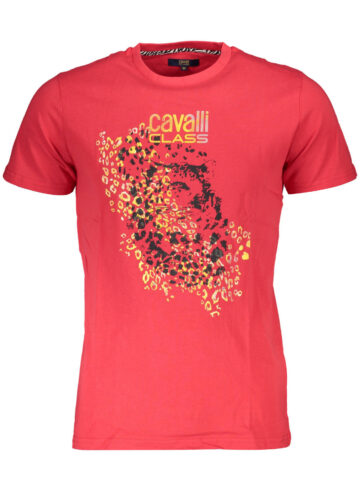 CAVALLI CLASS SHORT SLEEVE T-SHIRT MEN RED QXT61VJD060_32816AB_ROSSO02000