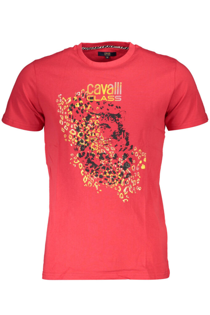 CAVALLI CLASS SHORT SLEEVE T-SHIRT MEN RED QXT61VJD060_32816AB_ROSSO02000