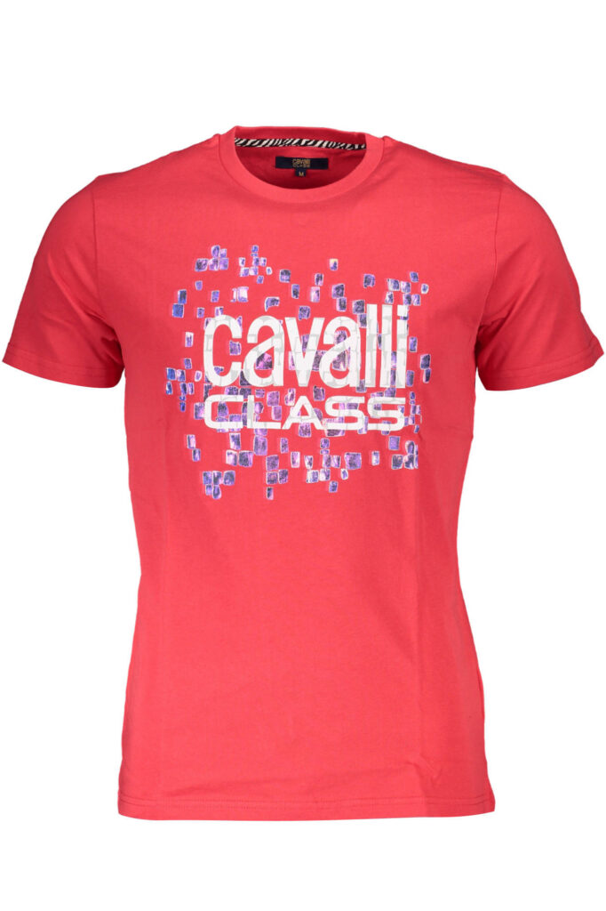 CAVALLI CLASS SHORT SLEEVE T-SHIRT MEN RED QXT61UJD060_E9BD684_ROSSO02000