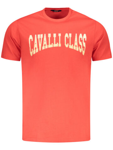CAVALLI CLASS SHORT SLEEVE T-SHIRT MEN RED TXT61AJD060_RO02000