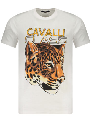 CAVALLI CLASS SHORT SLEEVE T-SHIRT MEN WHITE TXT60UJD060_BI00533