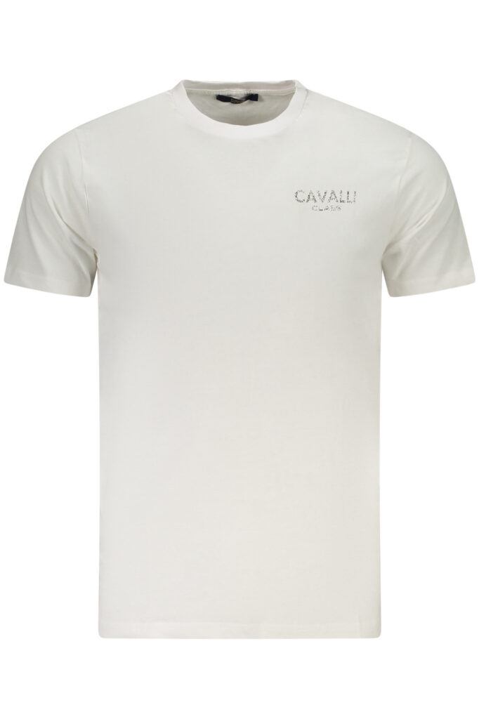 CAVALLI CLASS SHORT SLEEVE T-SHIRT MEN WHITE TXT61JJD060_BI00533