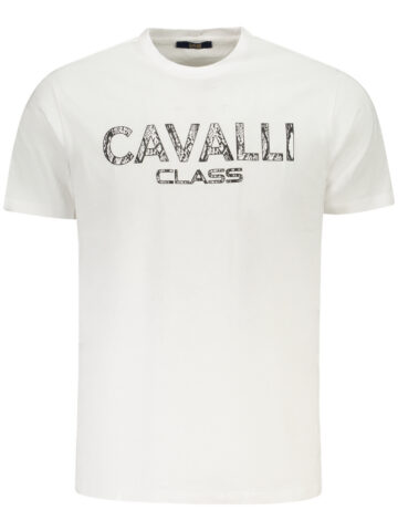 CAVALLI CLASS SHORT SLEEVE T-SHIRT MEN WHITE TXT61GJD060_BI00533