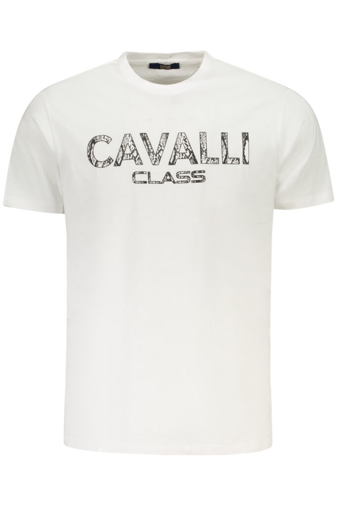 CAVALLI CLASS SHORT SLEEVE T-SHIRT MEN WHITE TXT61GJD060_BI00533