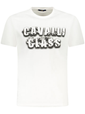 CAVALLI CLASS SHORT SLEEVE T-SHIRT MEN WHITE TXT61CJD060_BI00533