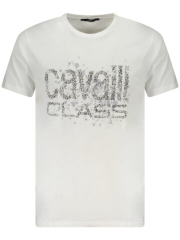 CAVALLI CLASS SHORT SLEEVE T-SHIRT MEN WHITE TXT60DJD060_BI00533