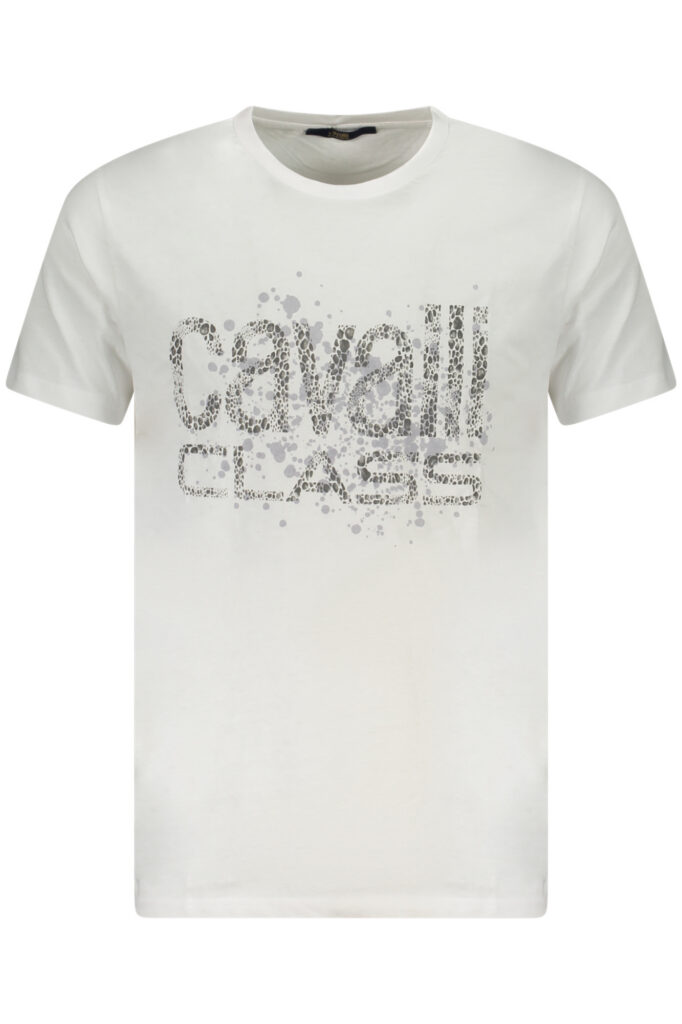 CAVALLI CLASS SHORT SLEEVE T-SHIRT MEN WHITE TXT60DJD060_BI00533