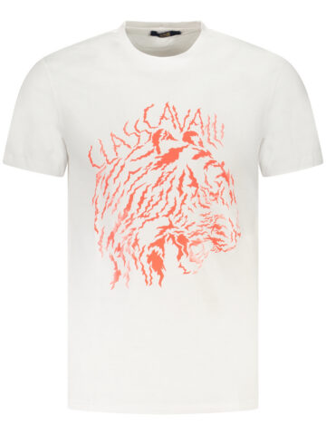 CAVALLI CLASS SHORT SLEEVE T-SHIRT MEN WHITE TXT60VJD060_BI00533