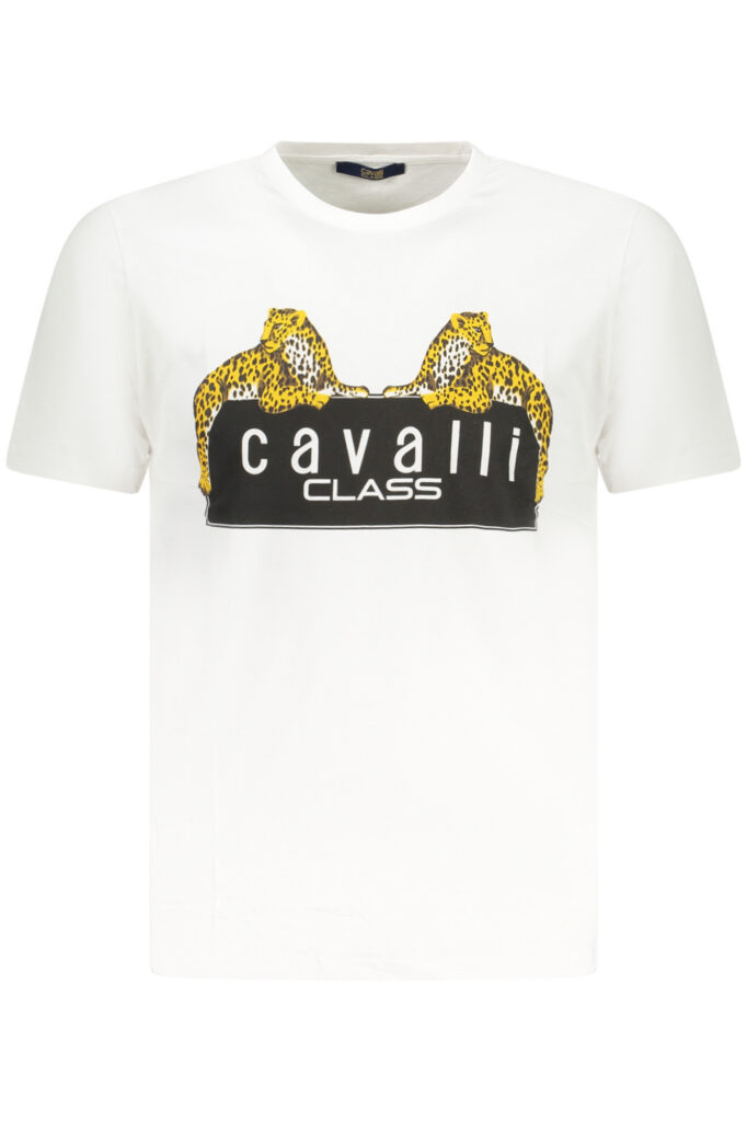CAVALLI CLASS SHORT SLEEVE T-SHIRT MEN WHITE TXT60NJD060_BI00533