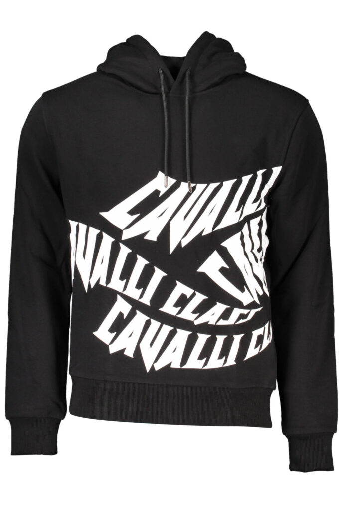 CAVALLI CLASS SWEATSHIRT WITHOUT ZIP BLACK MAN QXT65A-CF062_NERO_05051