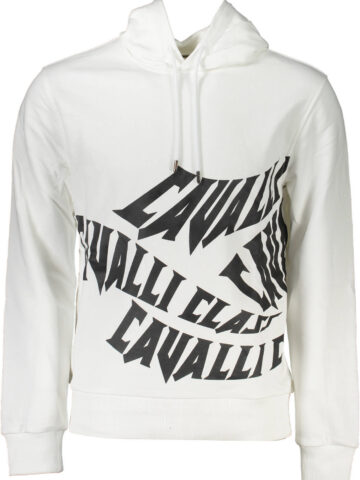 CAVALLI CLASS SWEATSHIRT WITHOUT ZIP MAN WHITE QXT65A-CF062_BIANCO_00053