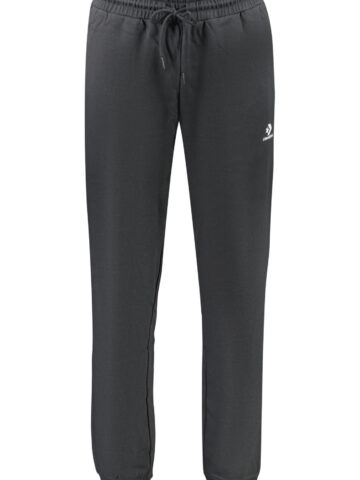 CONVERSE MEN'S BLACK LONG TRACKSUIT PANTS CVM5B873_NE001