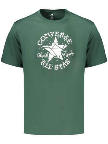 CONVERSE MEN'S SHORT-SLEEVED T-SHIRT GREEN CVM6T087_VE344