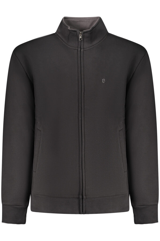COVERI MOVING MEN'S BLACK ZIP-UP SWEATSHIRT FE4617_NENERO