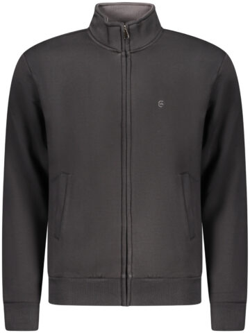 COVERI MOVING MEN'S BLACK ZIP-UP SWEATSHIRT FE4619_NENERO