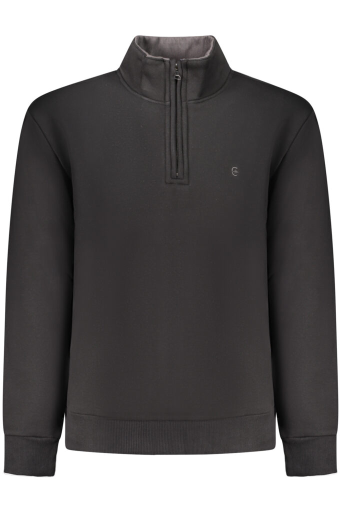COVERI MOVING MEN'S BLACK ZIPLESS SWEATSHIRT FE4616_NENERO