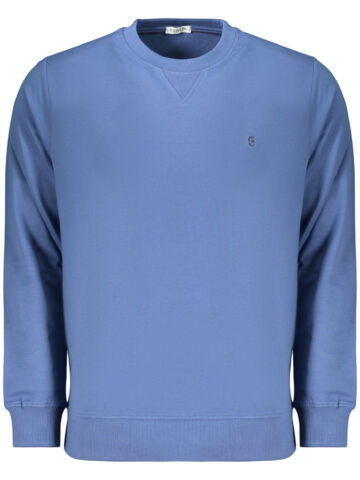 COVERI MOVING MEN'S BLUE ZIP-LESS SWEATSHIRT FE4905_BLJEANS
