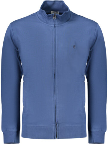 COVERI MOVING MEN'S BLUE ZIP-UP SWEATSHIRT FE4906_BLJEANS