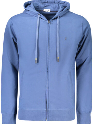 COVERI MOVING MEN'S BLUE ZIP-UP SWEATSHIRT FE4907_BLJEANS