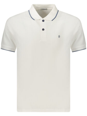 COVERI MOVING MEN'S SHORT-SLEEVE POLO SHIRT WHITE PQC100_BIBIANCO