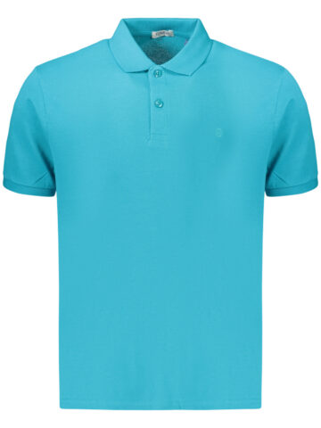 COVERI MOVING MEN'S SHORT-SLEEVE POLO SHIRT, BLUE PQC099_AZACQUAM