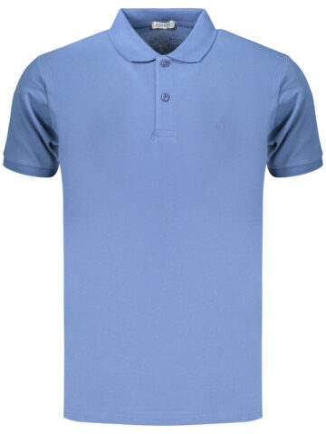 COVERI MOVING MEN'S SHORT-SLEEVE POLO SHIRT, BLUE PQC099_BLJEANS