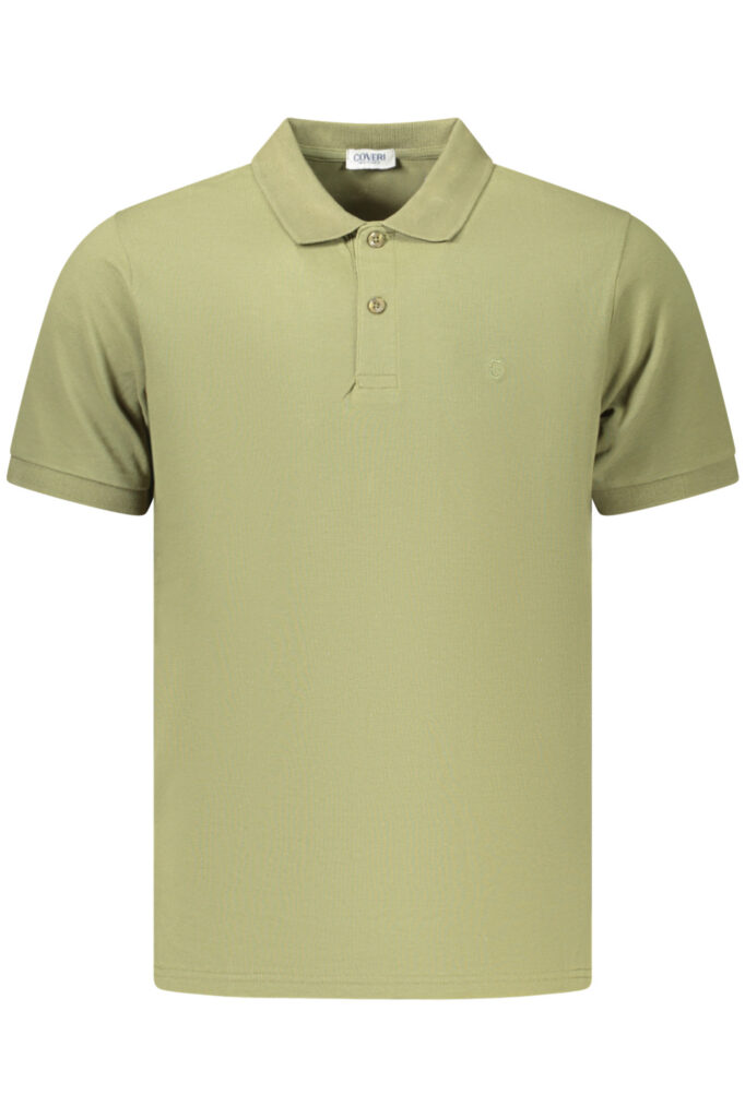 COVERI MOVING MEN'S SHORT-SLEEVE POLO SHIRT, GREEN PQC099_VEARMY