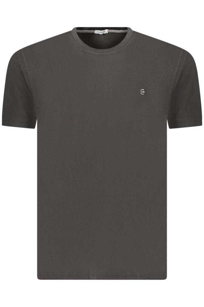 COVERI MOVING MEN'S SHORT-SLEEVE T-SHIRT BLACK TJ1895_NENERO