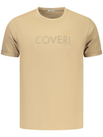 COVERI MOVING MEN'S SHORT-SLEEVE T-SHIRT BROWN TJ5015_MATERRA