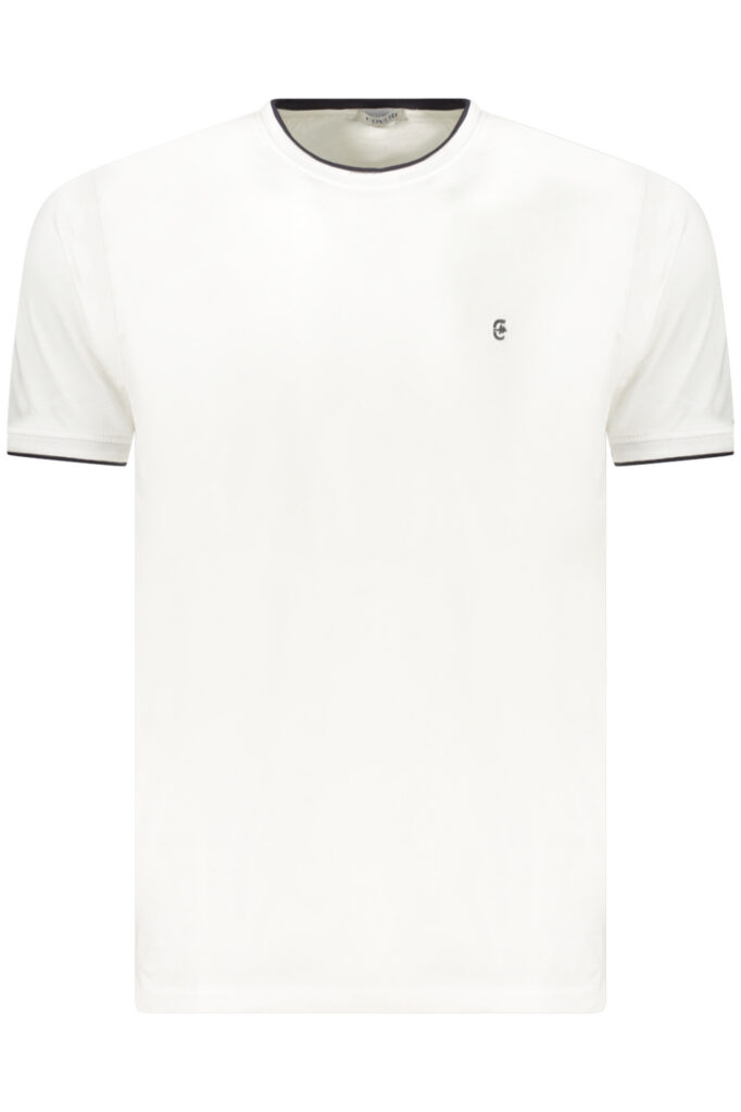 COVERI MOVING MEN'S SHORT-SLEEVE T-SHIRT WHITE TJ2913_BIBIANCO