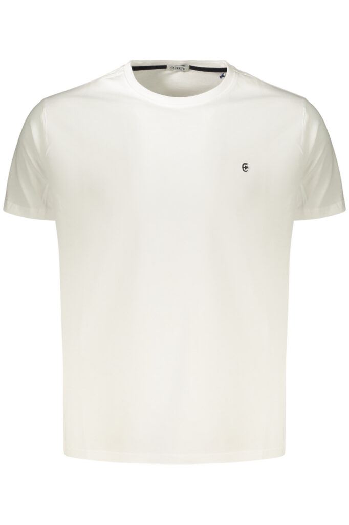 COVERI MOVING MEN'S SHORT-SLEEVE T-SHIRT WHITE TJ1895_BIBIANCO