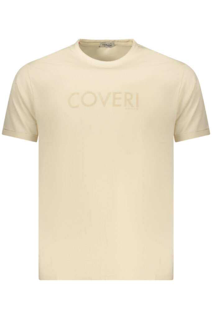 COVERI MOVING MEN'S SHORT-SLEEVE T-SHIRT, BEIGE TJ5015_BESABBIA