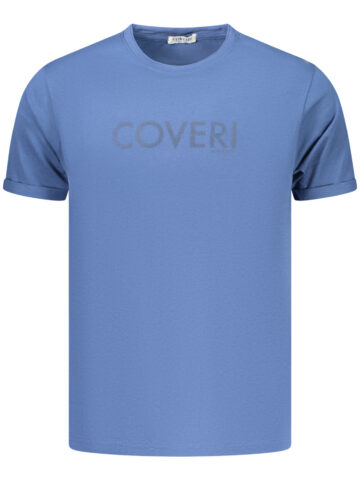 COVERI MOVING MEN'S SHORT-SLEEVE T-SHIRT, BLUE TJ5015_BLJEANS