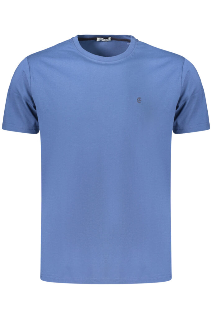 COVERI MOVING MEN'S SHORT-SLEEVE T-SHIRT, BLUE TJ1895_BLJEANS