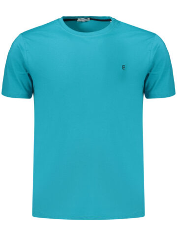 COVERI MOVING MEN'S SHORT-SLEEVED T-SHIRT, BLUE TJ1895_AZACQUAM