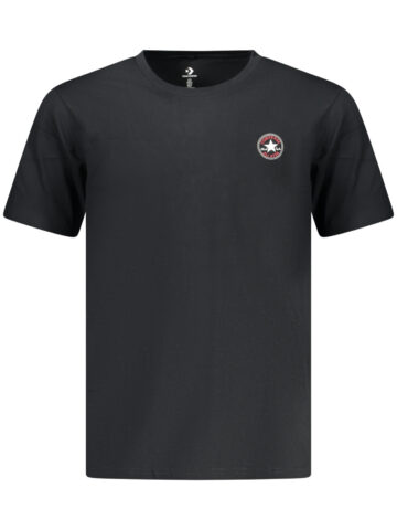 Converse Men's Short-Sleeved T-Shirt, Black CVM5T565_NE001BLA