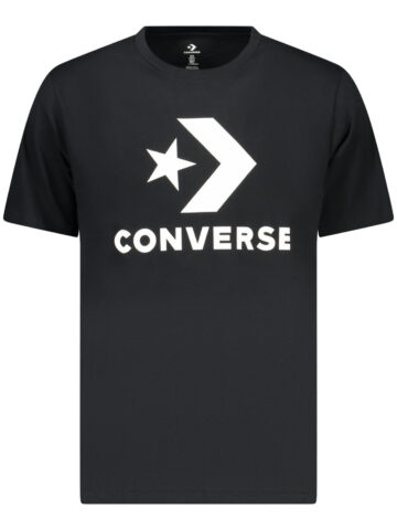 Converse Men's Short-Sleeved T-Shirt, Black CVM5T458_NE001