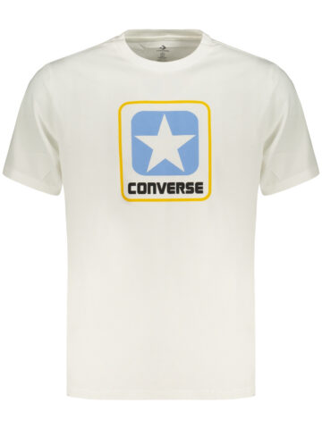 Converse Men's Short-Sleeved T-Shirt, White CVM5T179_BI100