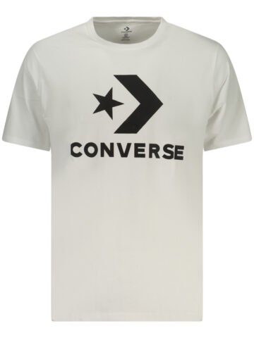 Converse Men's Short-Sleeved T-Shirt, White CVM5T458_BI100