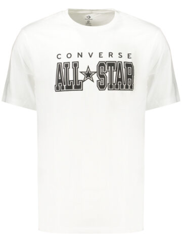 Converse Men's Short-Sleeved T-Shirt, White CVM5T163_BI100